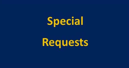 Special Requests