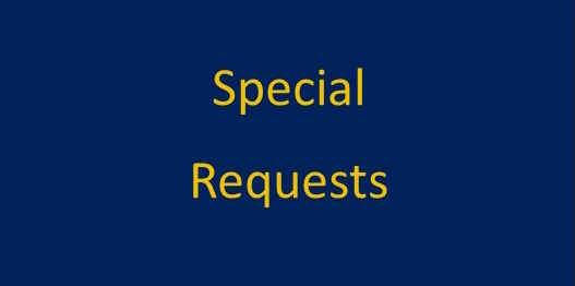 Special Requests
